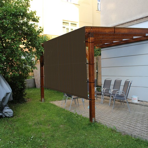 16' Replacement Pergola Shade UV Block Cover Panel w/ Rod Pocket for Yard Garden - Imagen 26 de 55