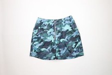 Vintage Y2K LL Bean Mens Large Spell Out Box Logo Abstract Lined Shorts Trunks