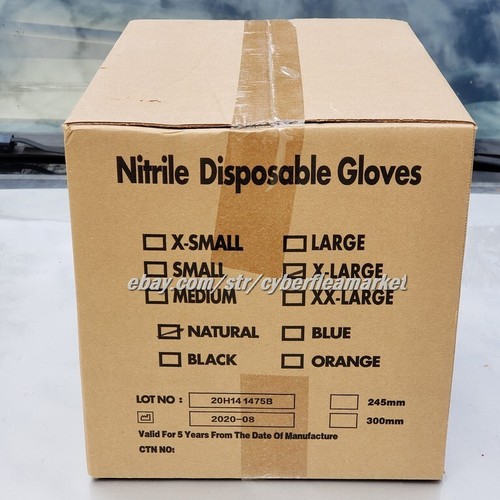 Guantes médicos de nitrilo Shamrock & Brightway FDA polvo sin látex 3 mil CAJA/CASEe - Imagen 23 de 27