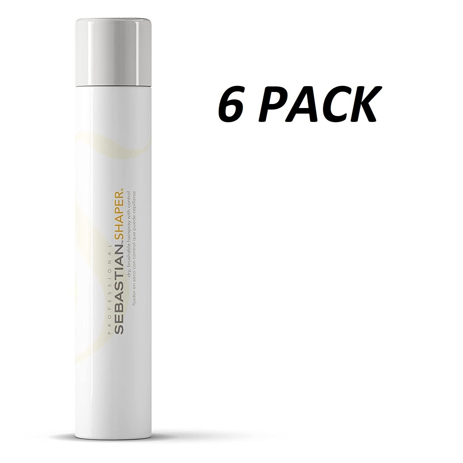 Sebastian Shaper Hair Spray for Unisex, 10.6 Ounce (6 Pack)