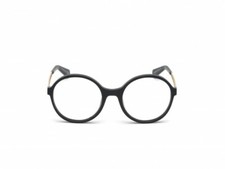 Roberto Cavalli RC 5088 Black 001 Plastic Round Eyeglasses Frame 53-20-140 Italy