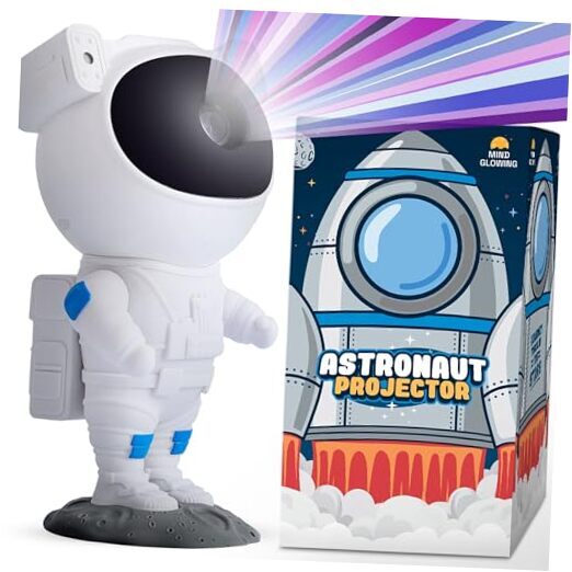Astronaut Galaxy Projector - Spaceman Projector with Remote, Timer, Star &