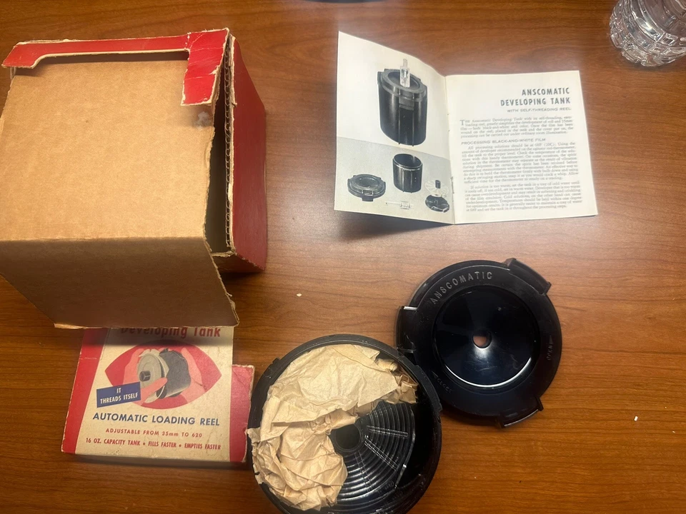 Tanque de desarrollo vintage Ansco Anscomatic Foto 2 de 4