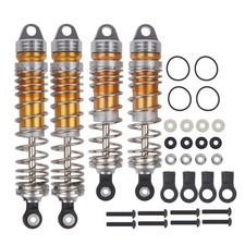 Amortiguadores traseros delanteros de aluminio para Traxxas Ford Fiesta ST Rally BL-2s/ST VXL