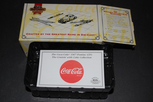 MATCHBOX 1967 PONTIAC GTO, COCA-COLA COLLECTION, MIB WITH COA, 1:43 SCALE - Picture 7 of 11