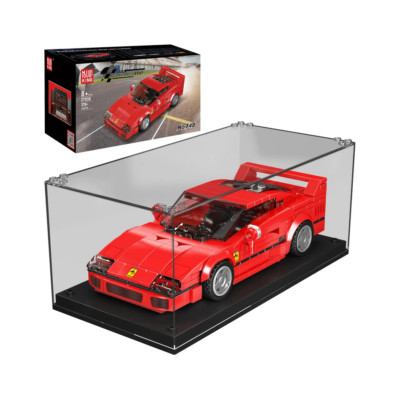 MOULDKING 27038S 'FERRARI' F40 Supercar + Showcase Klemmbausteine Set NEU & OVP