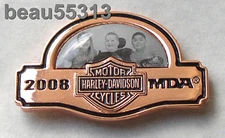 ⭐HARLEY DAVIDSON NATIONAL HOG RALLY MDA 2008 105th JERRY LEWIS KIDS VEST PIN