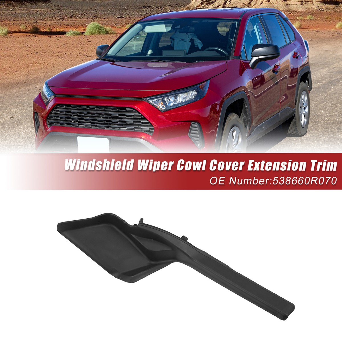 Front Right Windshield Wiper Cowl Panel for Toyota RAV4 20-22 No