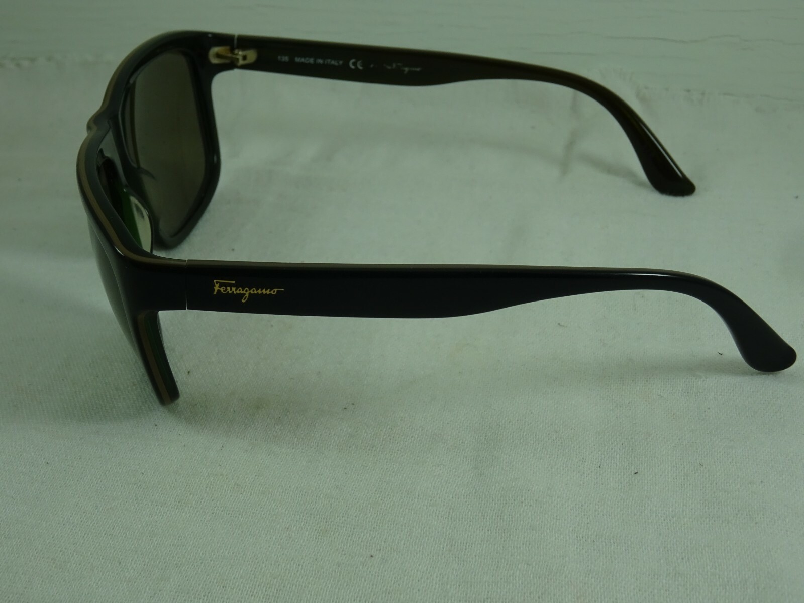 Salvatore Ferragamo Rectangular Square Black Fram… - image 9