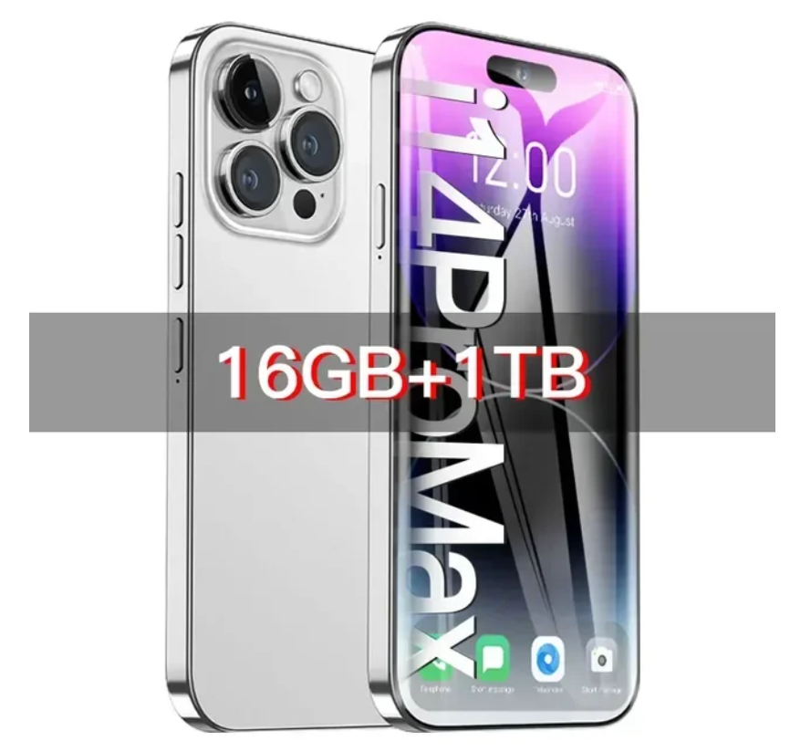 Factory Unlocked i14 Pro Max 5G Smartphone 16G+1TB Global Android