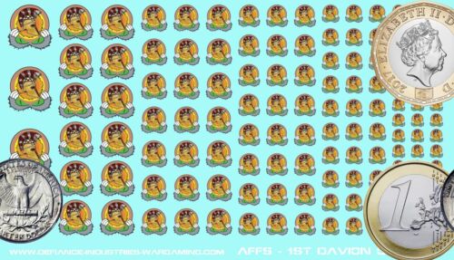 Battletech Premium Waterslide Decals - Federated Suns / Davion Units - Picture 20 of 47