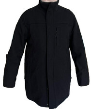 Banana Republic Black Wool Blend Coat, Zip  Snap Front, Men's Size Large