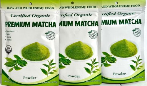 Cherie Sweet Heart Certified Organic Premium Matcha Powder 4oz(Pack of 3)~2/2027 - 第 1/3 張圖片