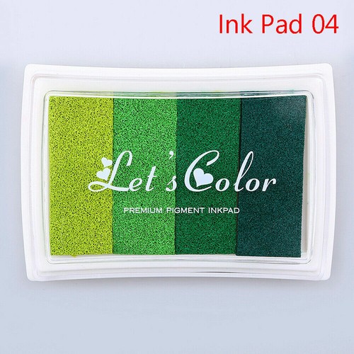 New Oil Based Multi Colour Ink Pad For Rubber Stamps Paper Wood Craft Fabric DIY - Picture 7 of 9
