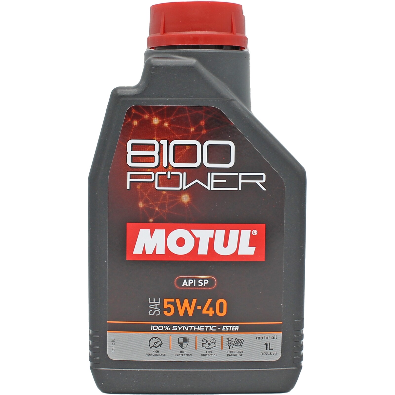 Motul 8100 Power 5w-40 5w40 Fully Synthetic Ester Car Engine Oil 1L 1Litre