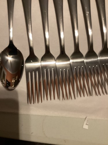 Pfaltzgraff SALISBURY Satin Stainless Flatware-18/0. Setting for 7: 39 pcs - Picture 8 of 24