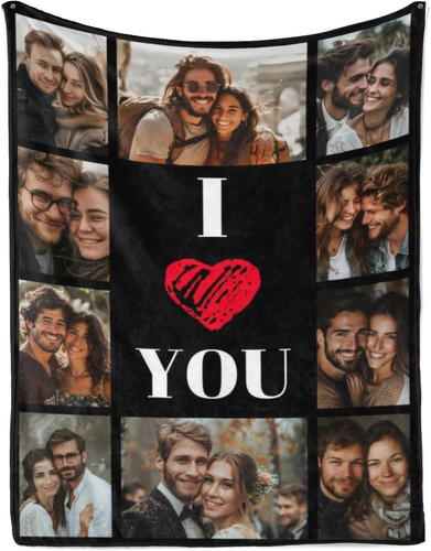 Gifts for Girlfriend Boyfriend Custom Photo Blanket for Couples Gifts, Personali - Picture 7 of 12