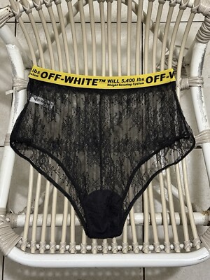 Off-white net underwear