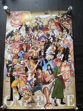 ONE PIECE Luffy x Shanks Art Poster Size 594x841mm Mugiwara Store Japan Limited