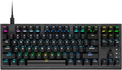 Corsair K60 PRO TKL Kabelgebundene optische mechanisch OPX Linearschalter QWERTY