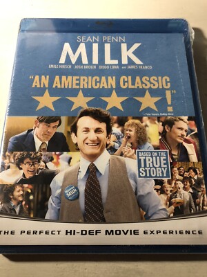 Milk (2008) Blu-ray NEW Biography Drama Sean Penn as Harvey Milk