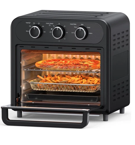 TaoTronics 1700W Air Fryer | 14.8 Quart 5-in-1 Toaster Oven | Oil-Less Cooking