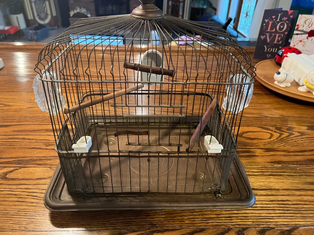 Antique Brass Bird Cage