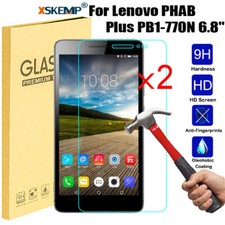 Protector de pantalla de vidrio templado a prueba de golpes para tablet Lenovo PHAB Plus PB1-770N 2 piezas