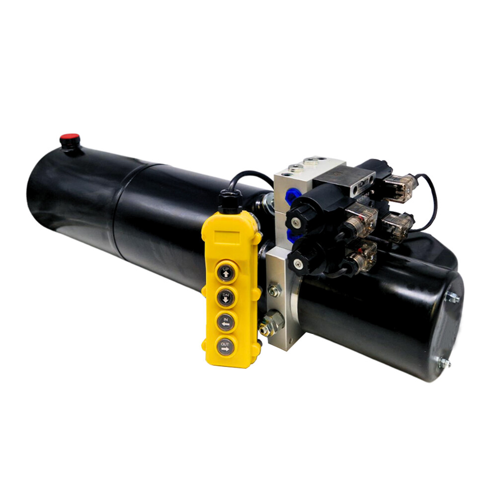 Flowfit 24 V DC Doppio Effetto Idraulico Power Pack Con Serbatoio - Foto 2