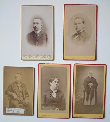 lot-de-5-photos-anciennes-cdv-a-prouzet-lyon-ebay