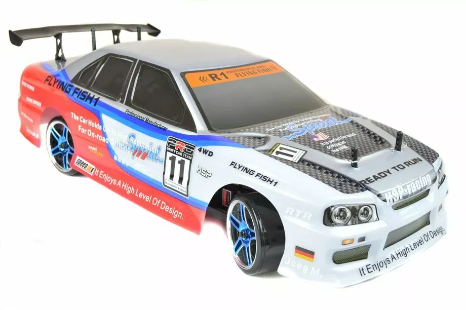 Flying Fish Nissan Skyline Elektrisk Radiostyrd Drifting Bil