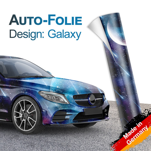 ⭐ Design-Autofolie im Galaxy-Stil für 3D Car