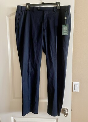 Lauren Ralph Lauren Edgewood Pants Total Comfort 38Wx30L Dark Navy - NWT
