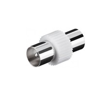 Coupleur Connecteur Coaxial Mâle PVC Câble TV IEC Antenne M Adaptateur Sat PC
