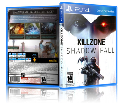 Killzone Shadow Fall - Replacement PS4 Cover and Case. NO GAME!!