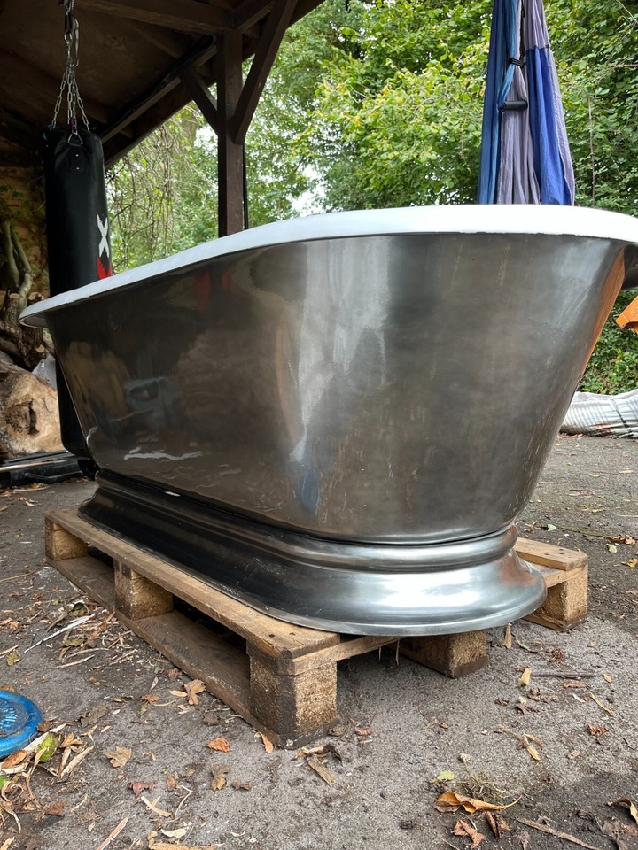 cast iron bath freestanding eBay