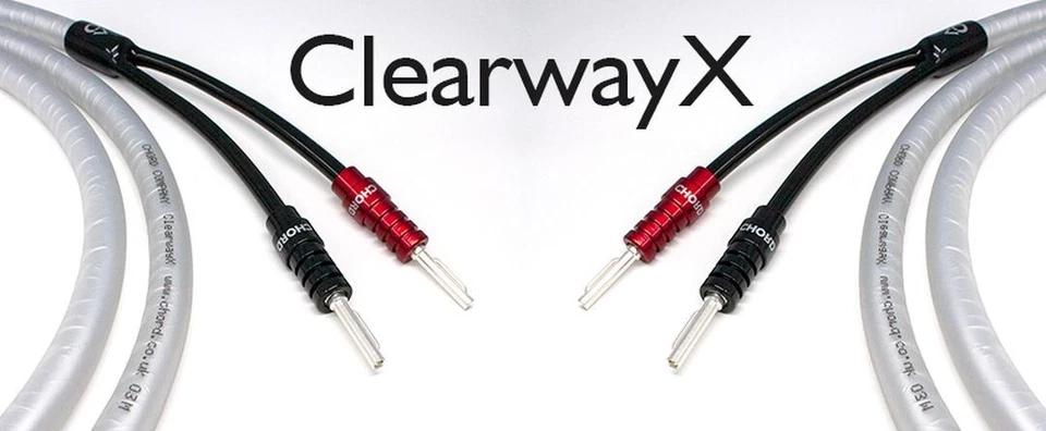 Chord Clearway X cavo altoparlante una coppia di spine ohmiche Chord terminate - Immagine 2 di 4