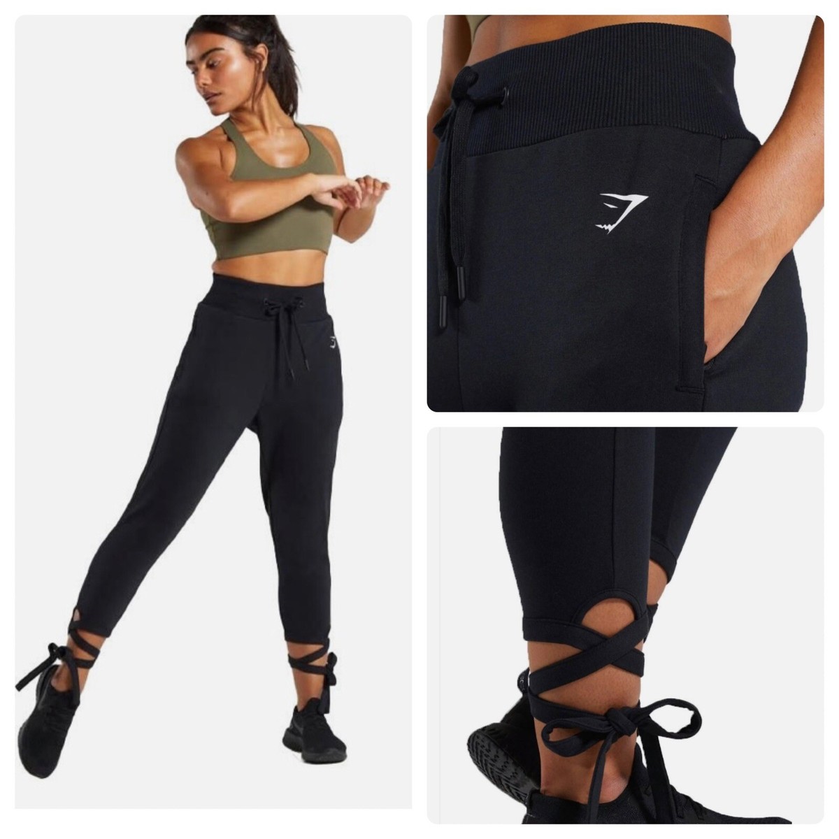 slim fit high waisted joggers gymshark