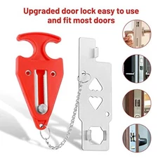 KERUI Portable Security Door Lock Safety Tool Home Privacy Travel Hotel Room US