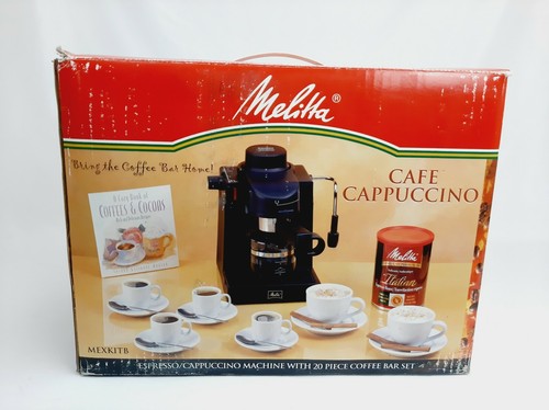 Melitta Cafe Cappuccino 20 Piece Bar Set Cappuccino Espresso Machine MEXKITB NIB - Picture 2 of 12