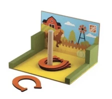 Home Depot Horseshoe Game Kids Workshop Kit Pin Included November 2023 NEW!