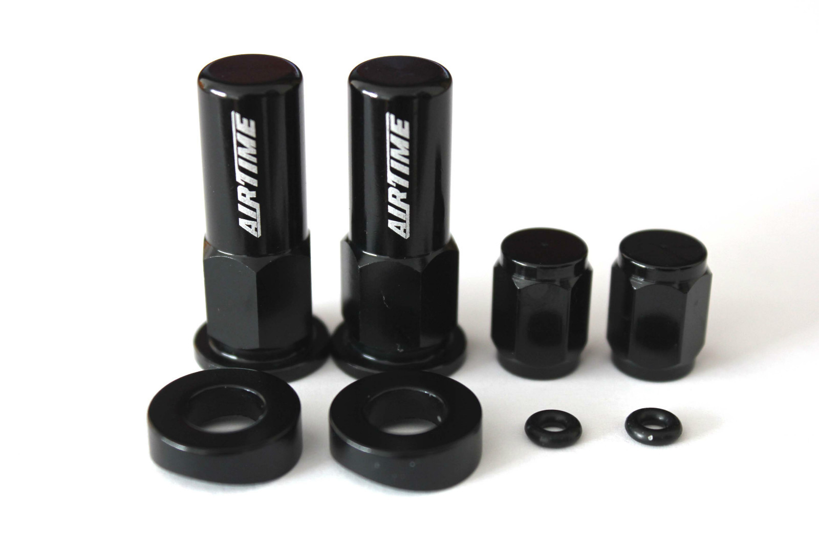 AIRTIME CNC DIRT BIKE VALVE CAP RIM LOCK NUT / SPACER KIT HONDA YAMAHA