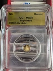 1/500 Oz. Gold Eagle Head ICG-MS70 .999 FINE GOLD