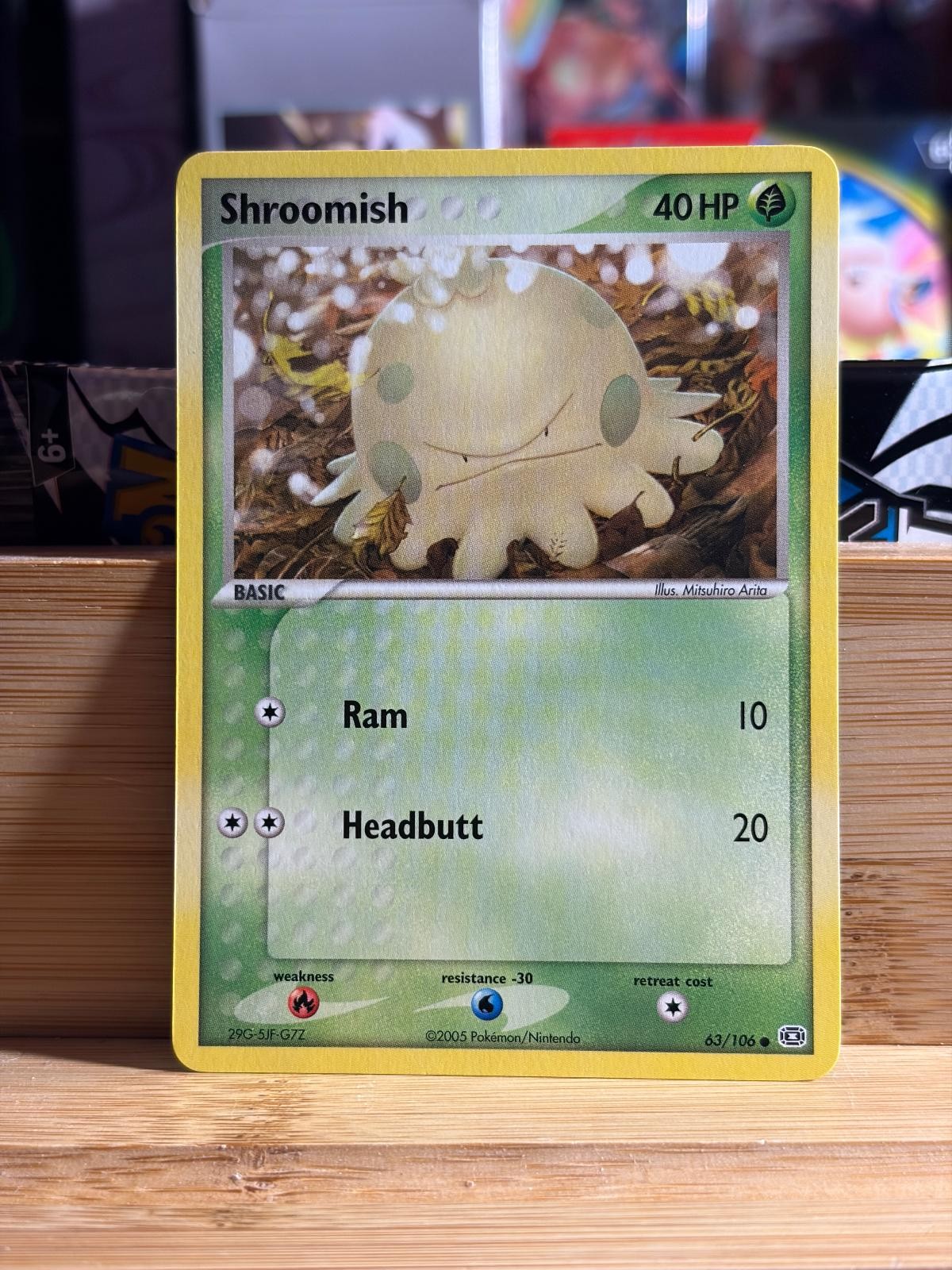 SHROOMISH 63/106 Emerald C Pokemon TCG NM