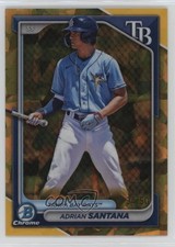 2024 Bowman Sapphire Chrome Prospects Gold 34/50 Adrian Santana #BCP-61 11o2