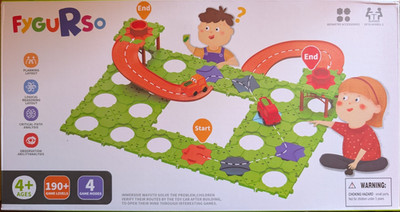 Fygurso STEM Board Game Kids Education Geometry Learning Toy Road Builder BS876
