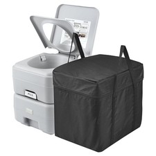 Portable Toilet 5.3 Gallon Detachable Flushable for Camping Travel 330 lbs Ca...