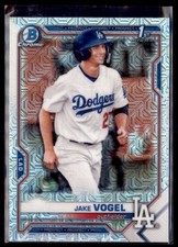 2021 Bowman Chrome Mojo Refractor 1st Jake Vogel Los Angeles Dodgers BCP-59