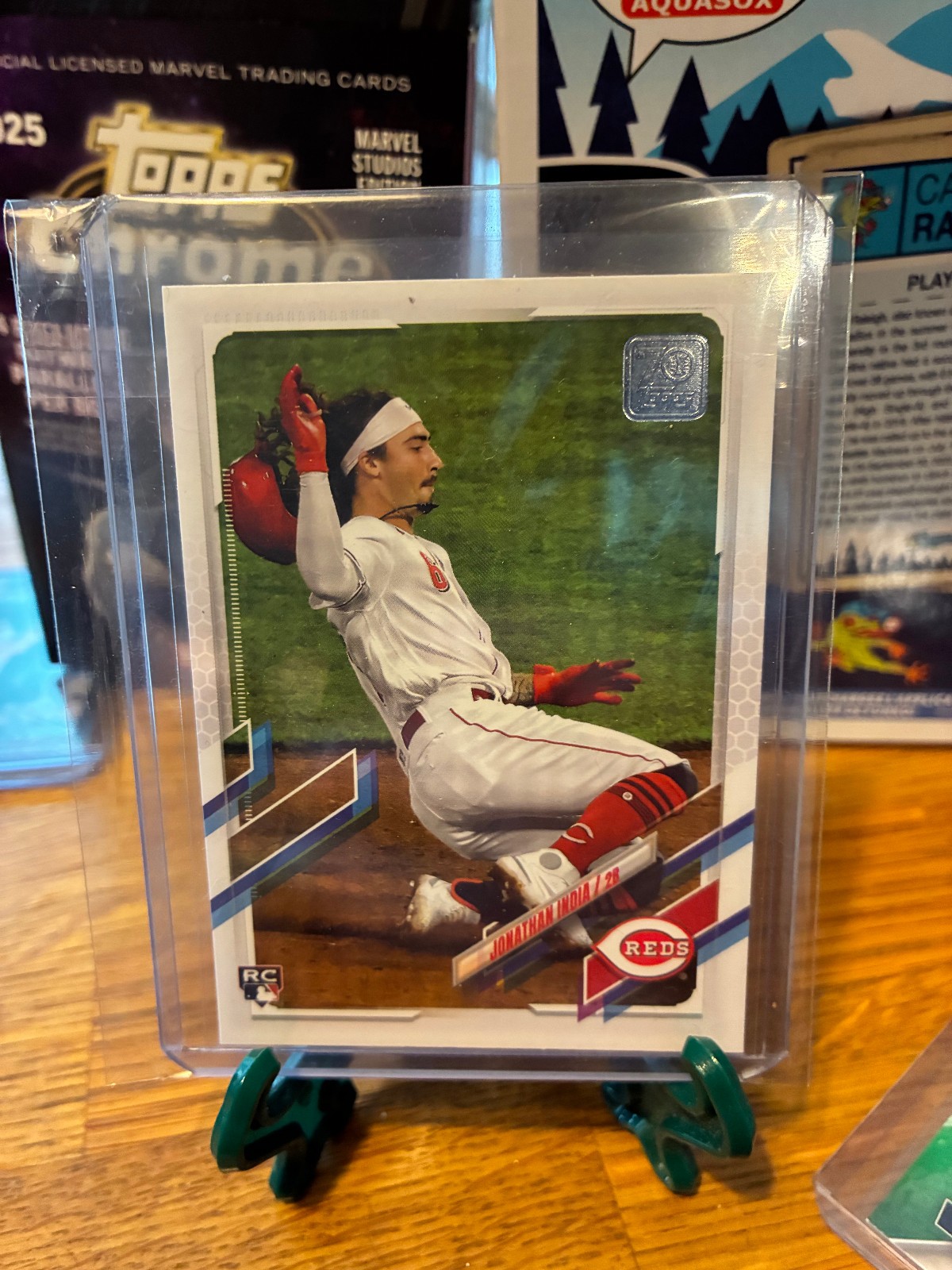 Jonathan India 2021 Topps Update SP Photo Image Variation Sliding RC #US286