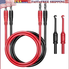 4mm Banana Plug Test Leads with Wire Piercing Probes for Automotive Diagnostic